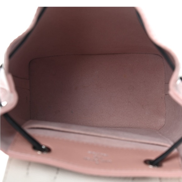 Louis Vuitton Soft Calfskin Lockme Backpack Rose Ballet and White - Picture 3 of 9